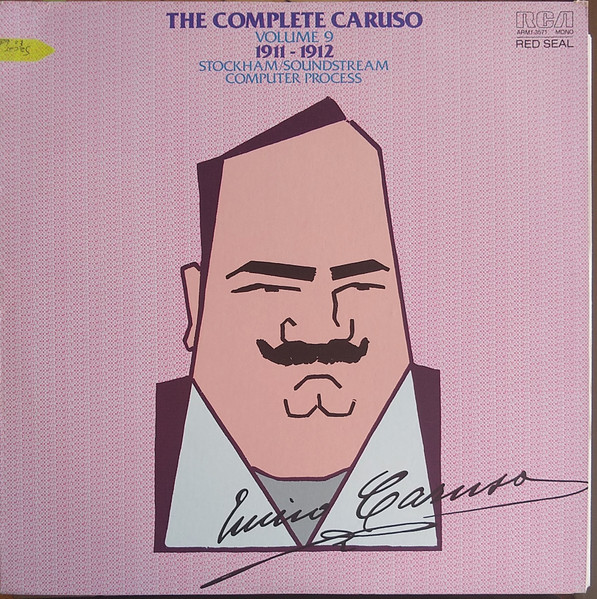 Enrico Caruso The Complete Caruso Volume 9 1911 1912 1980