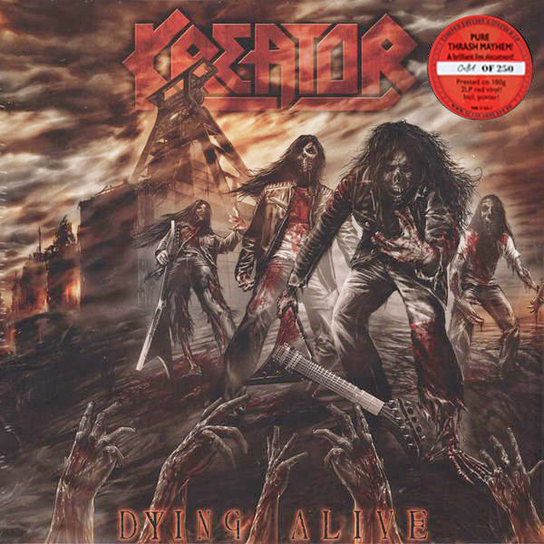  Dying Alive Patch  KREATOR parche   tejida & licencia oficial.