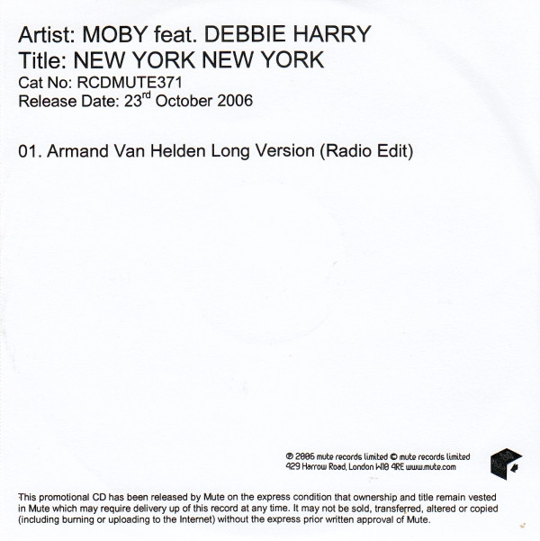 Album herunterladen Moby - New York New York