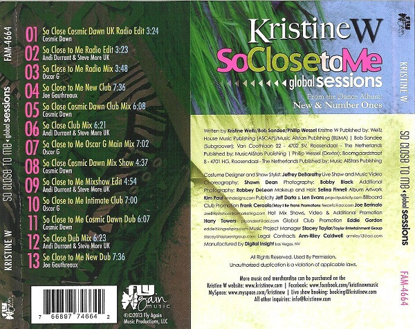 lataa albumi Kristine W - So Close To Me Global Sessions