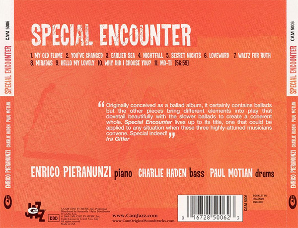 ladda ner album Enrico Pieranunzi - Special Encounter