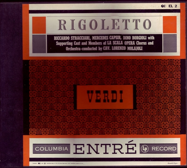 Verdi, Riccardo Stracciari, Mercedes Capsir, Dino Borgioli With La 