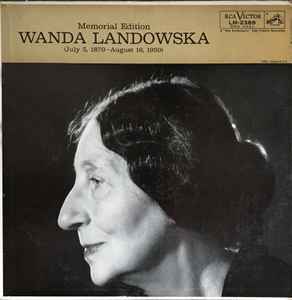 Wanda Landowska-Memorial Edition copertina album