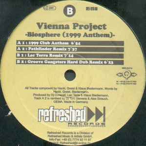 Portada de album Vienna Project - Biosphere (Anthem 1999)