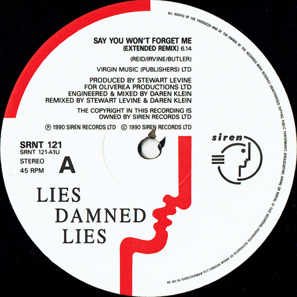 télécharger l'album Lies Damned Lies - Say You Wont Forget Me