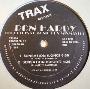 Ron Hardy - Sensation album cover