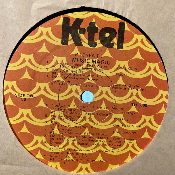 Various - Music Magic | K-Tel (TU 2600) - 3