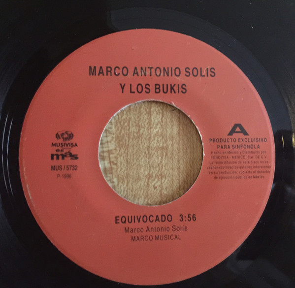 descargar álbum Marco Antonio Solís Y Los Bukis - Equivocado
