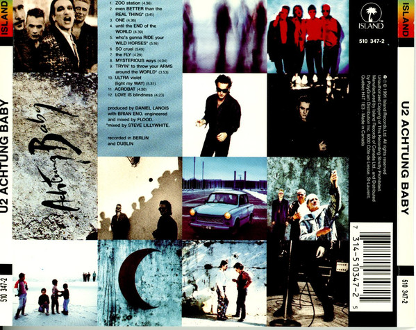 U2 - Achtung Baby | Island Records (510 347-2) - 3