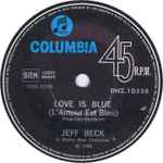 Cover of Love Is Blue (L'amour Est Bleu), 1968, Vinyl