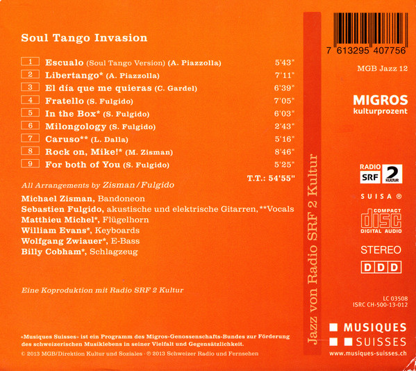 last ned album Zisman Fulgido - Soul Tango Invasion