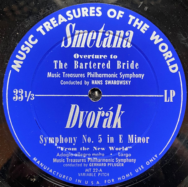 ladda ner album Smetana Dvořák - Overture To The Bartered Bride Symphony No 5 In E Minor From The New World Slavonic Dances Nos 1 And 2