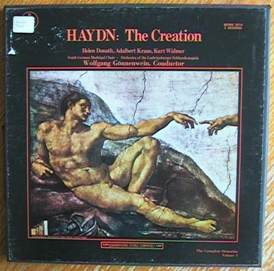 descargar álbum Joseph Haydn, Wolfgang Gönnenwein, South German Madrigal Choir, Orchestra of the Ludwigsburger Schlossfestspiele, Helen Donath, Adalbert Kraus, Kurt Widmer - The Creation