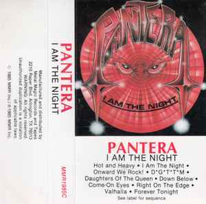 Pantera – I Am The Night (1985, Cassette) - Discogs