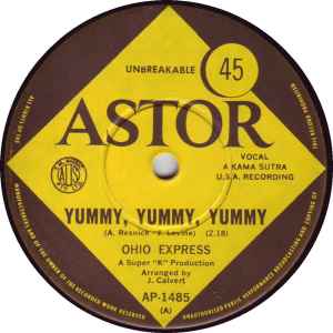 Disque vinyle 45 tours Ohio Express Yummy, Yummy, Yummy année 70 (Copie), Rêve de broc