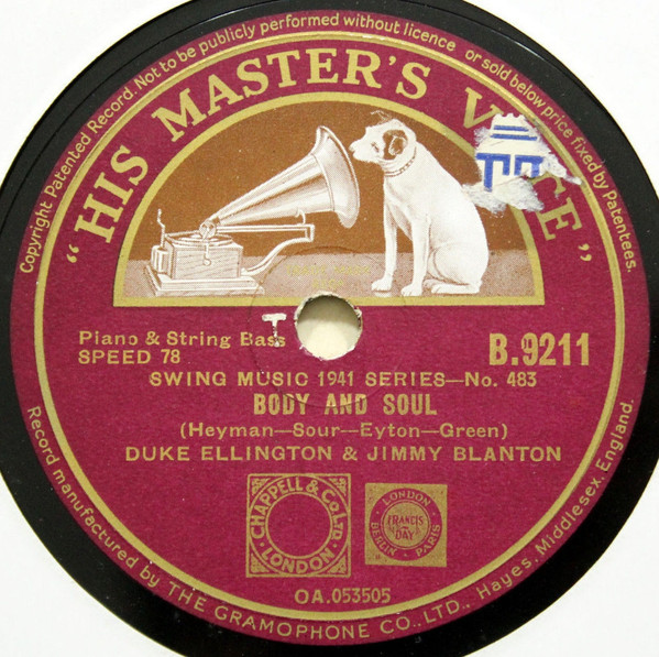 Duke Ellington And Jimmy Blanton - Body And Soul / Mr. J. B. Blues 