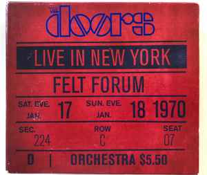 Live In New York, Felt Forum, January 17-18, 1970 - The Doors