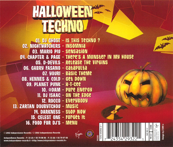 Halloween Techno (2002, CD) Discogs