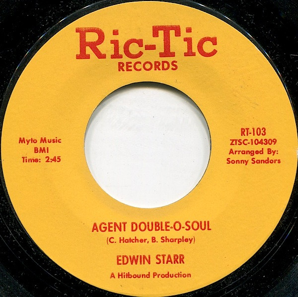 Edwin Starr – Agent Double-O-Soul (1965, Santa Maria Pressing, Vinyl ...