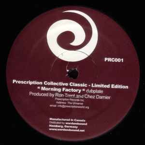 Ron Trent - Morning Factory (Dubplate) album cover
