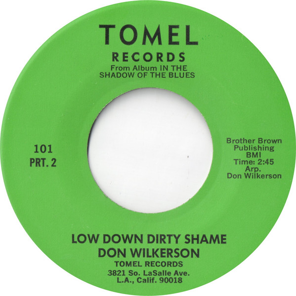 last ned album Don Wilkerson - Low Down Dirty Shame