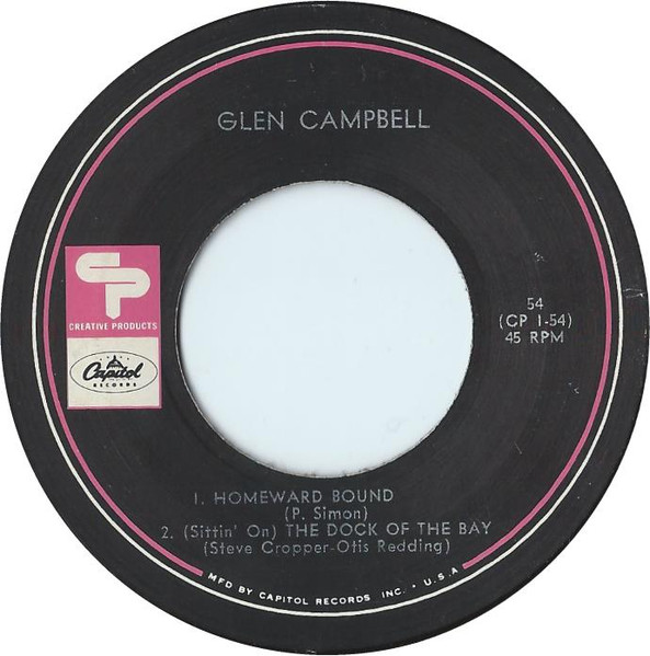 Glen Campbell – Homeward Bound / (Sittin' On) The Dock Of The Bay