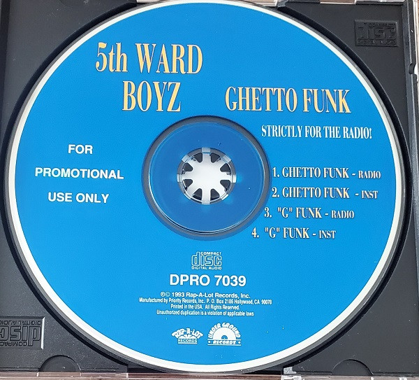 5th Ward Boyz – Ghetto Funk (1994, CD) - Discogs