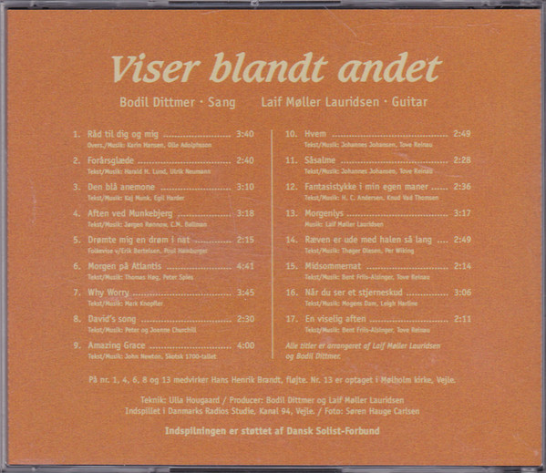 last ned album Laif Møller Lauridsen, Bodil Dittmer - Viser Blandt Andet