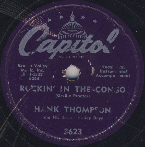 Hank Thompson And His Brazos Valley Boys – Rockin' In The Congo