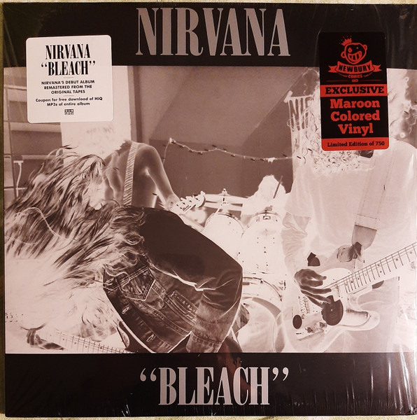 Nirvana – Bleach (2014, Maroon/ Black , Vinyl) - Discogs