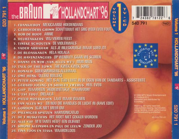 last ned album Various - The Braun MTV Hollandchart 96 Volume 1