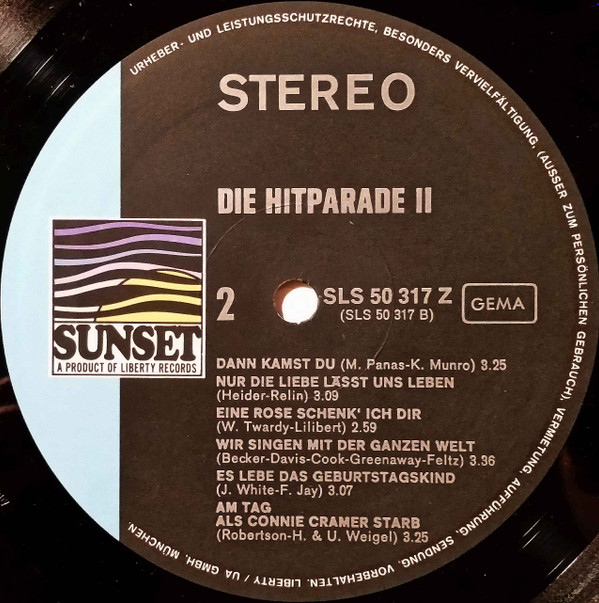 télécharger l'album Unknown Artist - Die Hitparade II