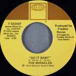Cover of Do It Baby / I Wanna Be With You, 1974, Vinyl
