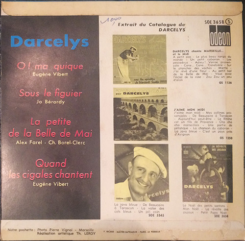 last ned album DARCELYS - O Ma Quique