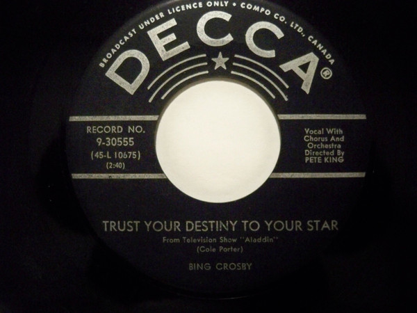 Album herunterladen Bing Crosby - Trust Your Destiny To Your Star Gigi