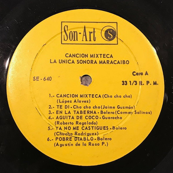 last ned album Sonora Maracaibo - Canción Mixteca