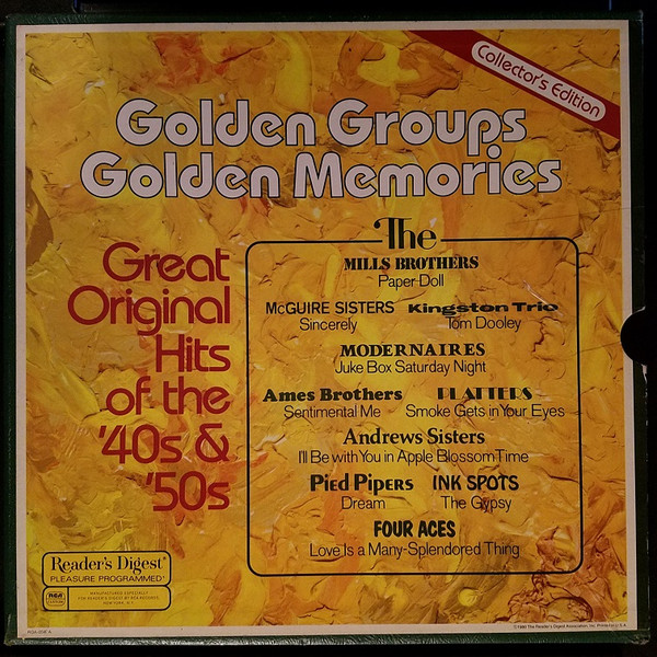 Golden Groups Golden Memories (1980, Vinyl) - Discogs