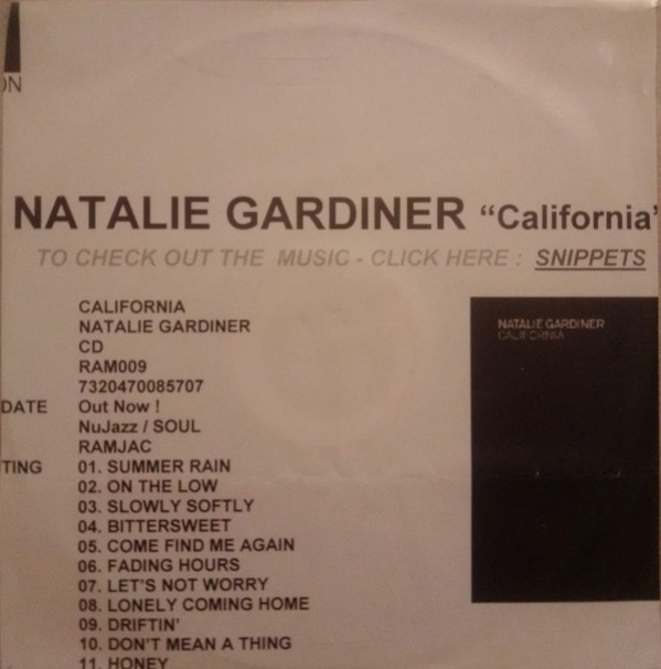 baixar álbum Natalie Gardiner - California