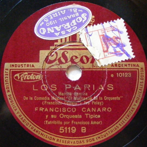 Album herunterladen Francisco Canaro Y Su Orquesta Típica - Yo Naci Para Querer Los Parias