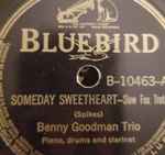 Cover of Someday Sweetheart / Who?, 1939, Shellac