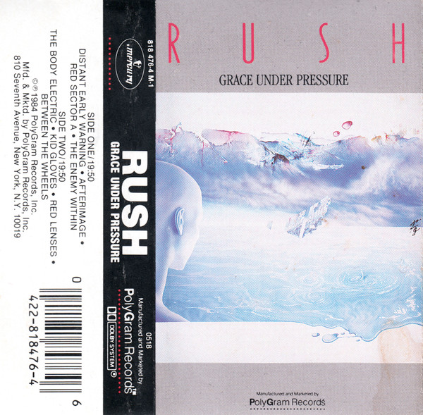 Rush – Grace Under Pressure (1984, Cassette) - Discogs