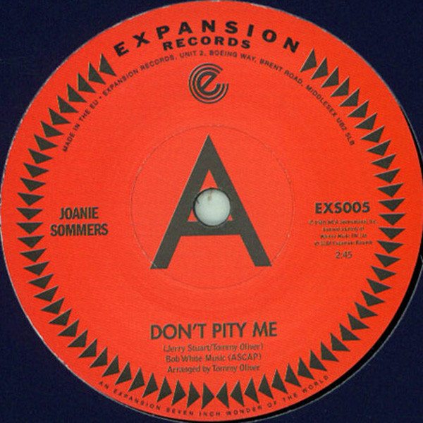 Joanie Sommers – Don't Pity Me / My Block (2018, Vinyl) - Discogs