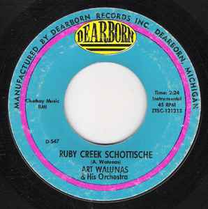 Art Walunas - Ruby Creek Schottische album cover