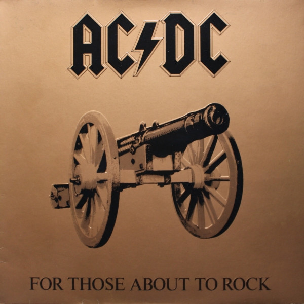 Обложка конверта виниловой пластинки AC/DC - For Those About To Rock We Salute You