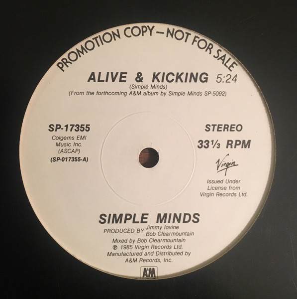 Simple Minds - Alive And Kicking 