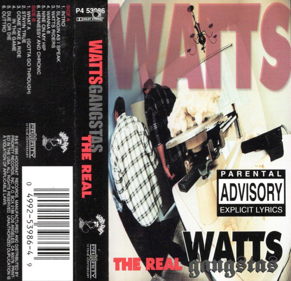 Watts Gangstas – The Real (1995, Vinyl) - Discogs