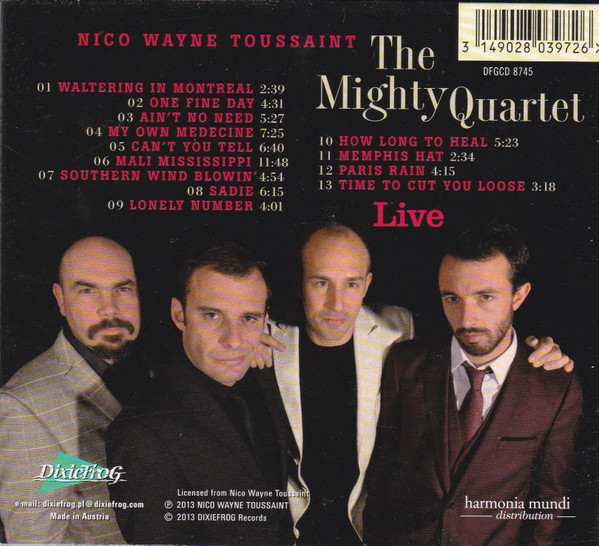 Album herunterladen Nico Wayne Toussaint - The Mighty Quartet Live