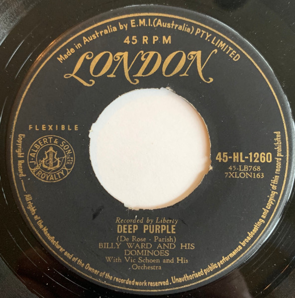 Billy Ward And His Dominoes - Deep Purple | Releases | Discogs