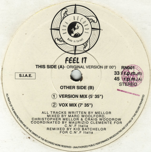 Coco Steel & Lovebomb – Feel It (1992, Vinyl) - Discogs