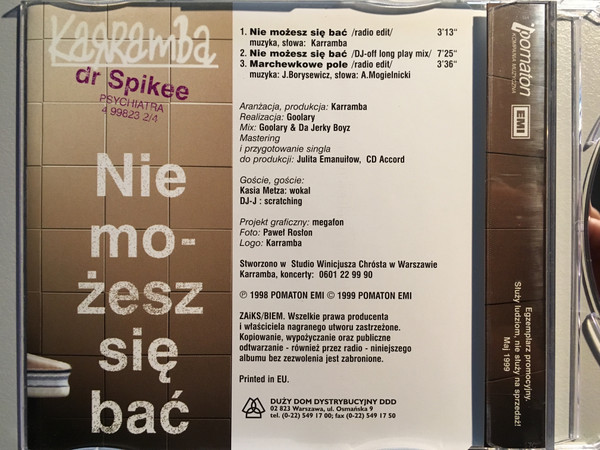 Album herunterladen Karramba - Nie Możesz Się Bać Marchewkowe Pole